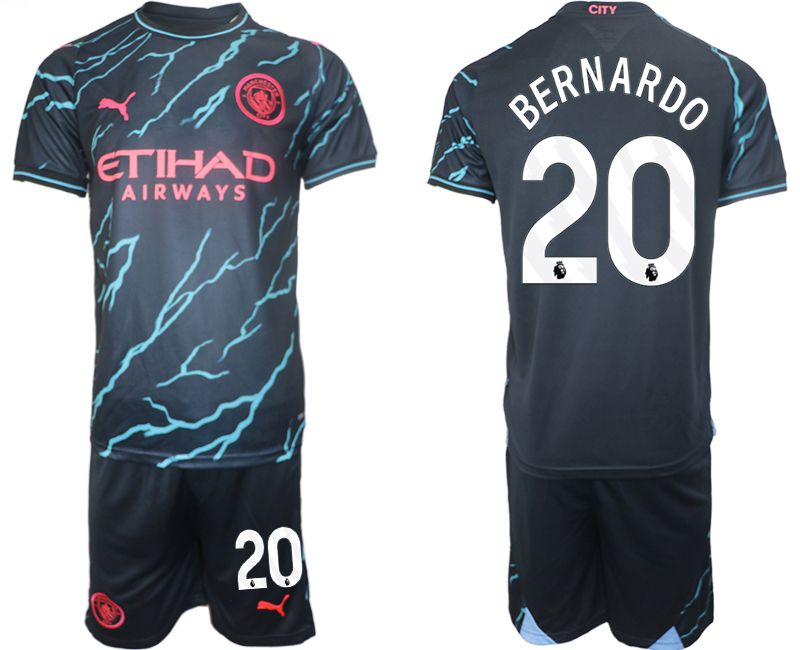 Men 2023-2024 Club Manchester City away blue #20 Soccer Jersey->manchester city jersey->Soccer Club Jersey